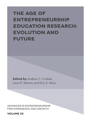 cover image of The Age of Entrepreneurship Education Research